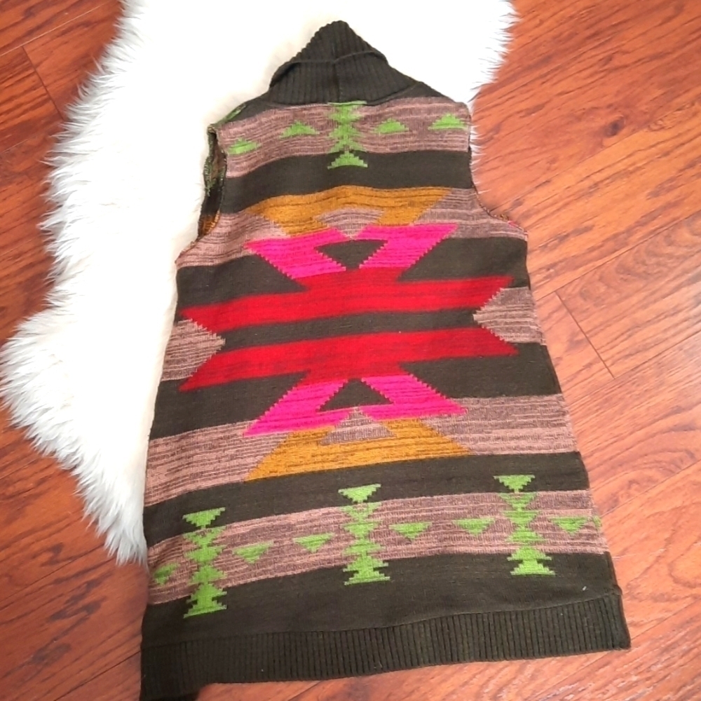 O'neill Neon Boho Sleeveless Knit Vest - Picture 2 of 5